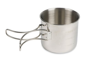 Универсальная кружка из нержавеющей стали со складной ручкой. Tatonka Handle Mug