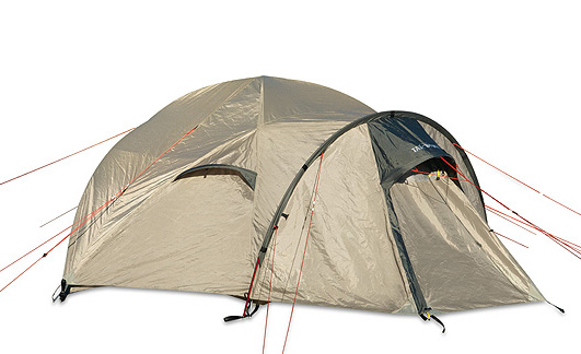 Геодезическая палатка с "прихожей". Tatonka Sherpa Dome Plus Pu