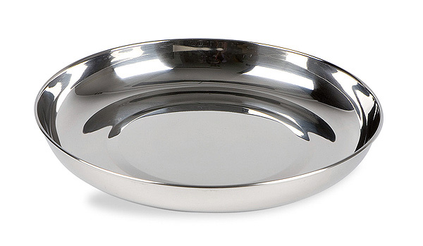 Универсальная тарелка из нержавеющей стали. Tatonka Large Plate